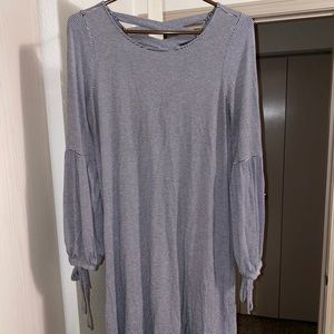 Medium mid length long sleeve dress